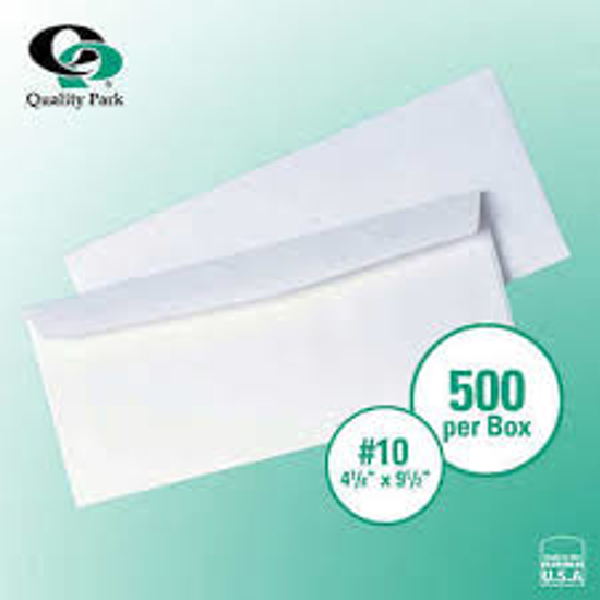 Quality Park Business Envelope 4 1/8" x 9 1/2" White 500 count