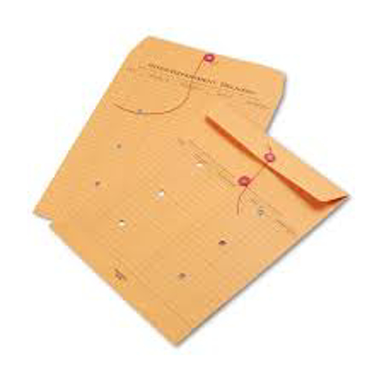 Universal Light Brown Kraft String & Button Interoffice Envelope 10" x 13" 100 box