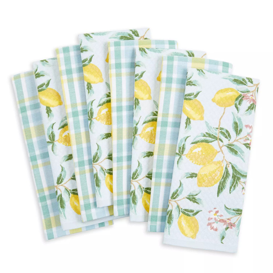 Martha Stewart Kitchen Towels 8 Pack Assorted Designs