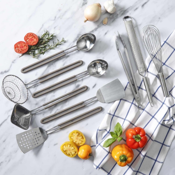 Martha Stewart 9 Piece Stainless Steel Gadget and Tool Set