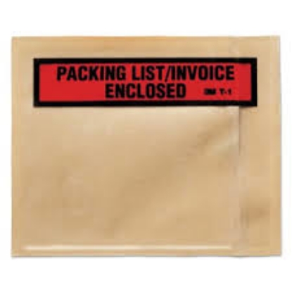 3M Top Print Self Adhesive Packing List Envelope 4 1/2 x 5 1/2 White 1000 per Box