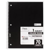 Mead Spiral Bound Notebook College Rule 8 x 10 1/2 White 1 Subject 70 Sheets Pad