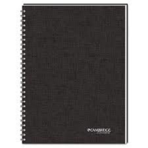 Mead Cambridge Wirebound Business Notebook 5in x 8in 80 Sheets