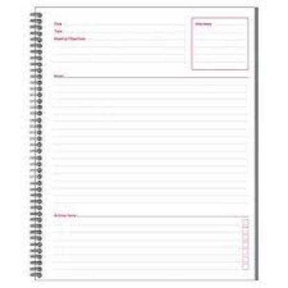 Mead Cambridge Wirebound Business Notebook 5in x 8in 80 Sheets