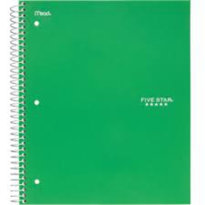 Mead Wirebound Notebook College Rule 3 Subject 150 Sheets
