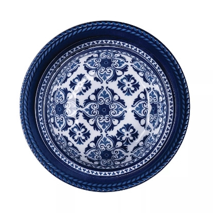 Member's Mark 18 Piece Melamine Dinnerware Set Assorted Colors