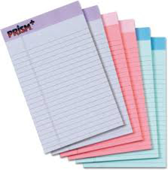 TOPS Prism Plus Colored Junior Legal Pads 5 x 8 Pastels 6 50 Sheet Pads Pack