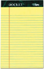 TOPS Docket Ruled Perforated Pad Jr. Legal Ruling 5 x 8 Canary 12 50 Sheet Pads Pack