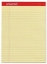 Universal Perforated Edge Writing Pad Legal Margin Rule Letter Canary 50 Sheet Pads 12pk