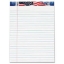 TOPS American Pride Writing Pad Jr. Legal Rule 8 1/2 x 11 3/4 White 50-Sheet Dozen