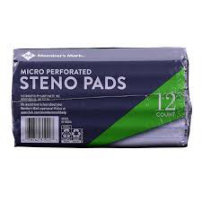 Members Mark Steno Pad 6" x 9" 12 Pack