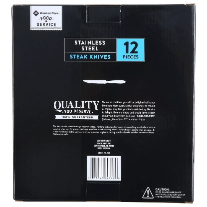 Member's Mark Steak Knives 12pc.