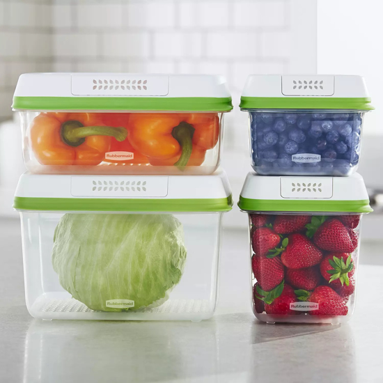 FreshWorks Food Storage Containers 8 Piece Set