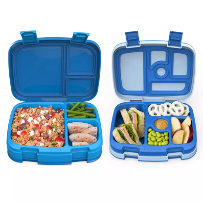 One Bentgo Fresh and One Bentgo Kids Bento Lunch Box Assorted Colors