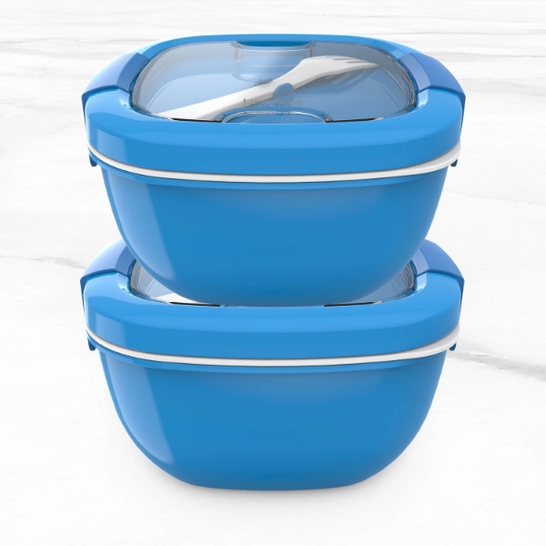 Bentgo Salad Bento Lunch Box 2 Pack Assorted Colors