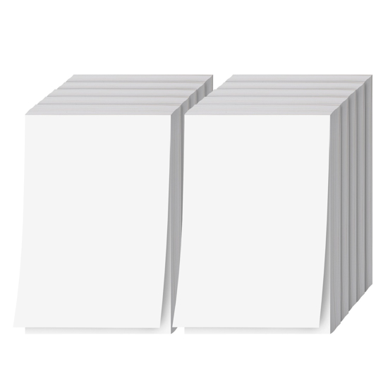 White 4 x 6 Note Pads Memo Pads Scratch Pads Writing pads 50 Sheets Per Pad 10 Pads