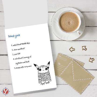 White 4 x 6 Note Pads Memo Pads Scratch Pads Writing pads 50 Sheets Per Pad 10 Pads