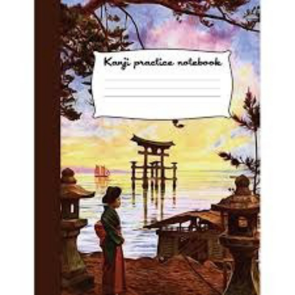 Kanji practice notebook Japanese composition book Genkouyoushi paper and notepad for writing Kana & Kanji Japanese writing practice book Paperback
