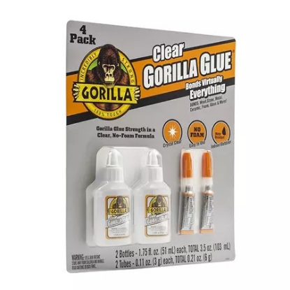 Gorilla Clear Glue 4 Pack