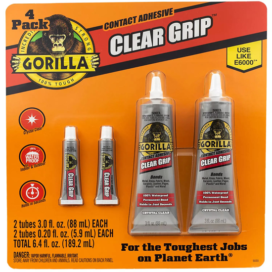 Gorilla Clear Grip 4 Pack