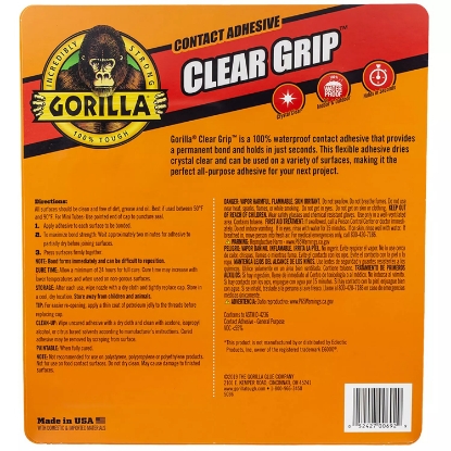 Gorilla Clear Grip 4 Pack