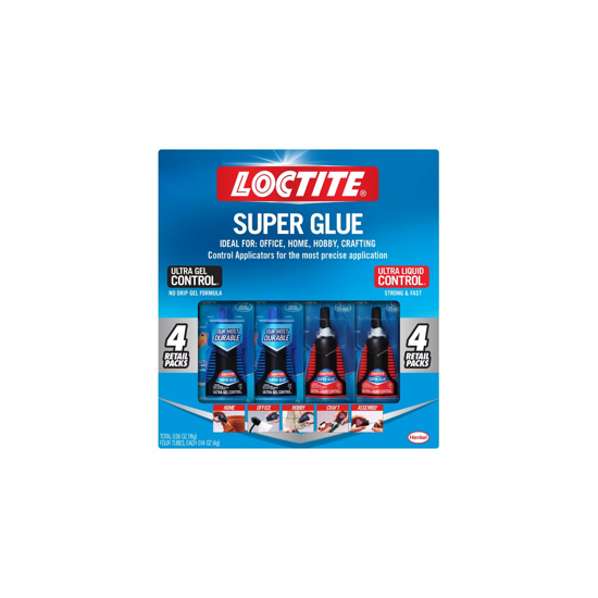 Loctite Ultra Gel Ultra Liquid Super Glue 4 pack
