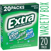 Extra Mint Sugar Free Gum Variety Box 15 ct. 20 pks