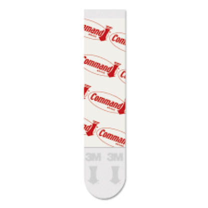 Command Assorted Size Refill Strips White 16ct