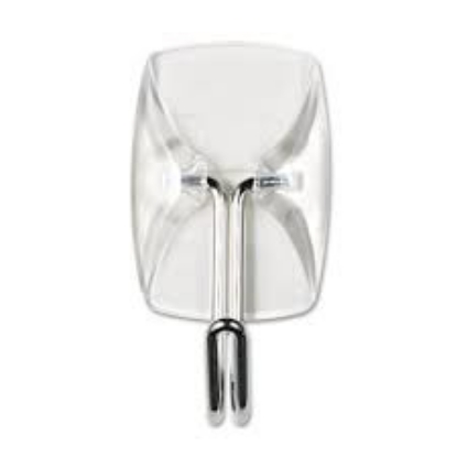 Command Hooks Small 5lb Capacity Clear Plastic Metal Wire 9 Hooks 12 Adhesive Strips