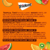 Trident Fruit Variety Pack Sugar Free Gum 14 per pk 20 pk