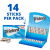 Trident Original Flavor Sugar Free Gum 14 pieces 15 pk