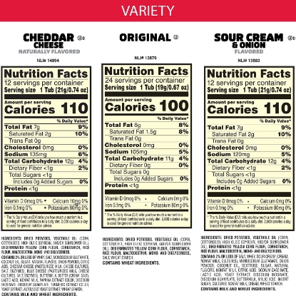 Pringles Snack Stacks Variety Pack 48pk