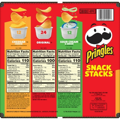 Pringles Snack Stacks Variety Pack 48pk
