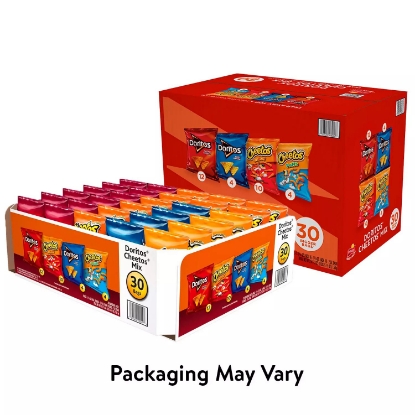 Doritos and Cheetos Mix Snacks Variety Pack 30 pk
