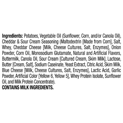 Ruffles Cheddar & Sour Cream Potato Chips 1 oz 50 ct