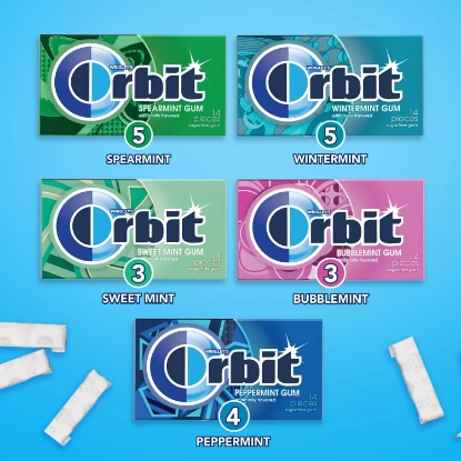 Orbit Gum Variety Box 14 ct 20 pk