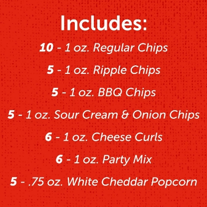 Utz Jumbo Snack Pack 1 oz 42 ct