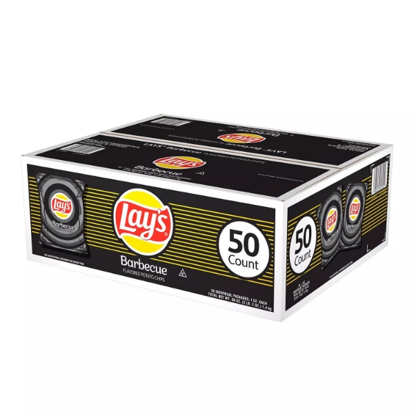 Lay's Barbecue Potato Chips 1 oz 50 pk