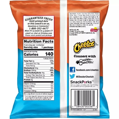 Cheetos Puffs Cheese Flavored Snacks 50 pk