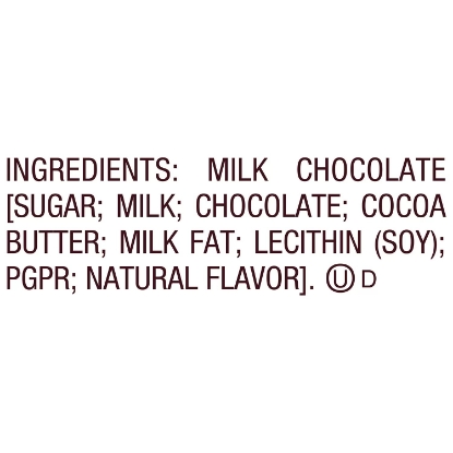 Hershey's Milk Chocolate Candy Bars, Bulk 1.55 oz 36 ct