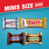 Snickers, Twix, Milky Way, 3 Musketeers Minis Assorted Mix Bag 240 ct 74 oz