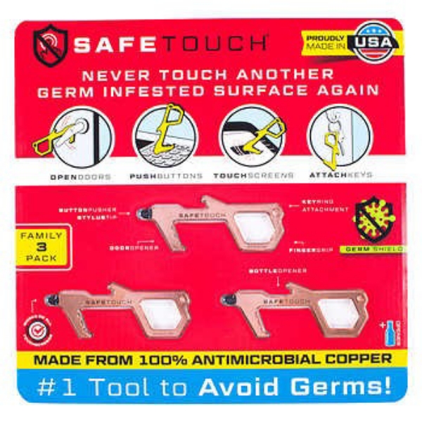 SafeTouch Copper Hygiene Multi Tool 3 Pack