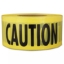 Empire Caution Barricade Tape Yellow and Black 3" x 1,000'