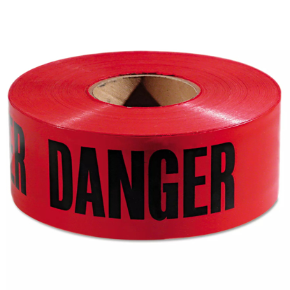 Empire Danger Barricade Tape Red and Black 3" x 1,000'