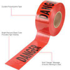 Empire Danger Barricade Tape Red and Black 3" x 1,000'