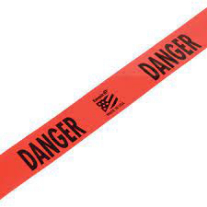 Empire Danger Barricade Tape Red and Black 3" x 1,000'