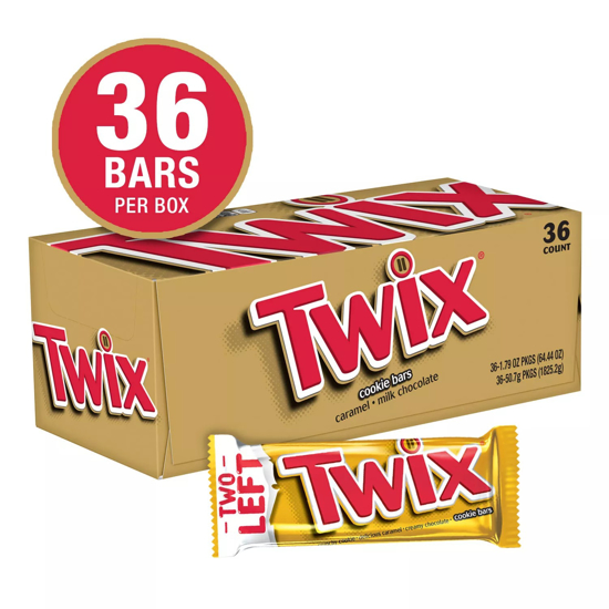 Twix Candy, Full Size Bulk Fundraiser 1.79 oz 36 ct