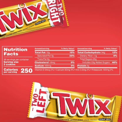 Twix Candy, Full Size Bulk Fundraiser 1.79 oz 36 ct