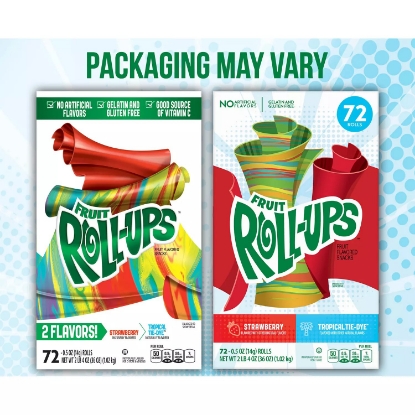 Fruit Roll-Ups Fruit Snacks Variety Pack  0.5 oz 72 ct