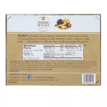 Ferrero Rocher Hazelnut Chocolates 48 pk